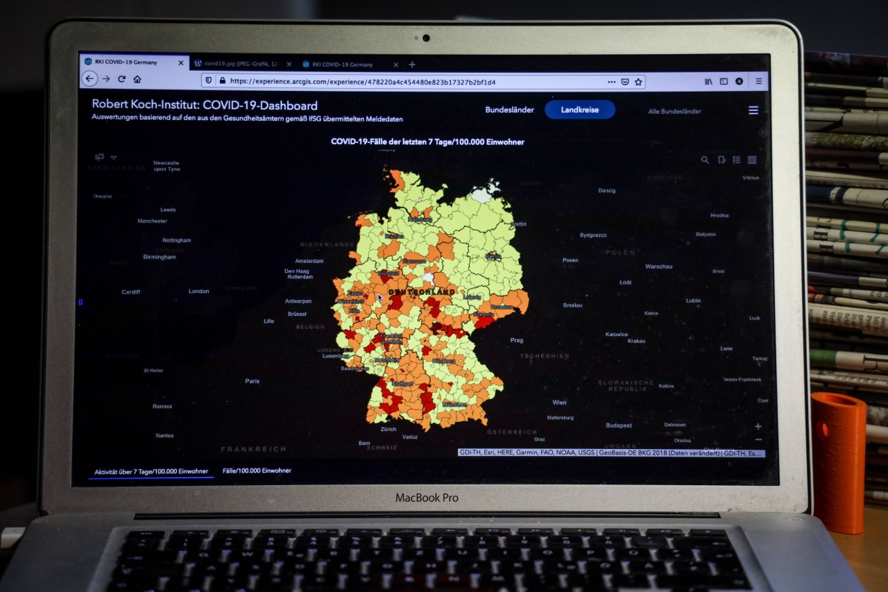 Corona in NRW: Die Inzidenz ist weiter gefallen.