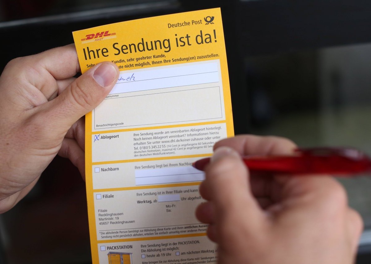 DHL Benachrichtung