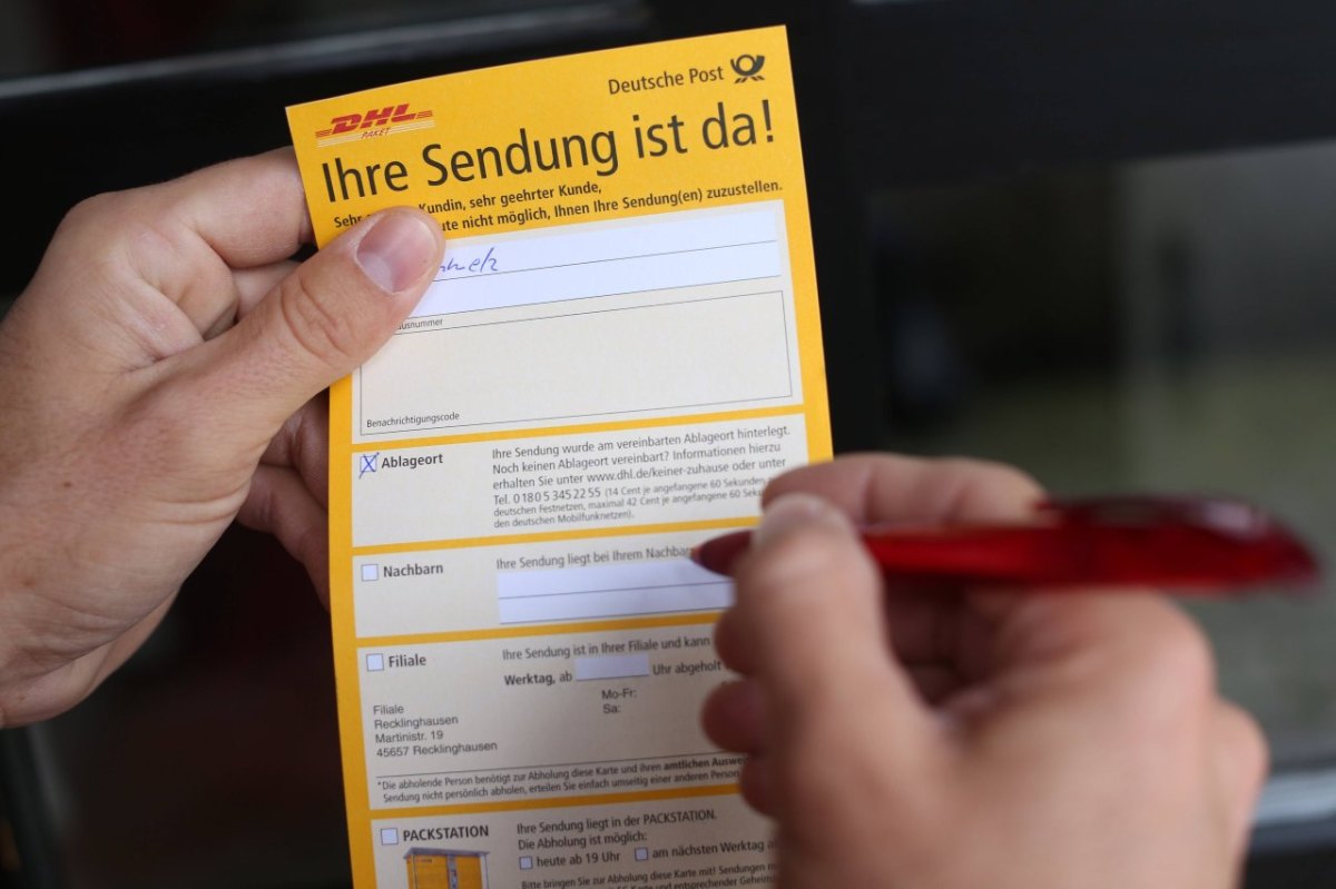 DHL Benachrichtung