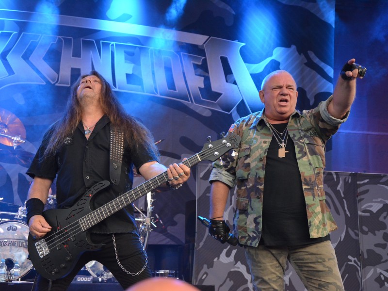 Udo Dirkschneider und Band im Amphitheater Gelsenkirchen. Dort fand wieder das Rock Hard Festival statt.