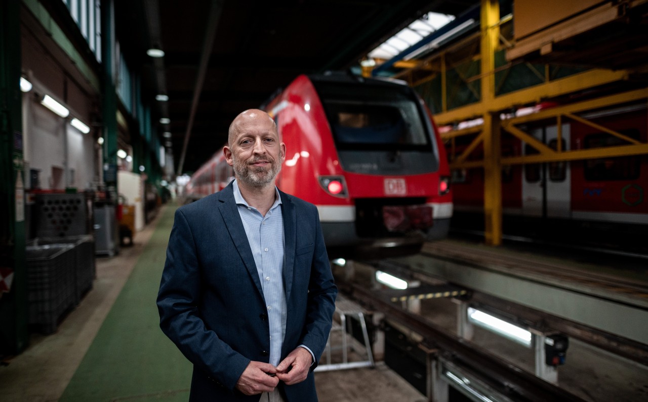 Frederik Ley, DB-Regio-Chef von NRW, steht vor einer gewaltigen Aufgabe. 