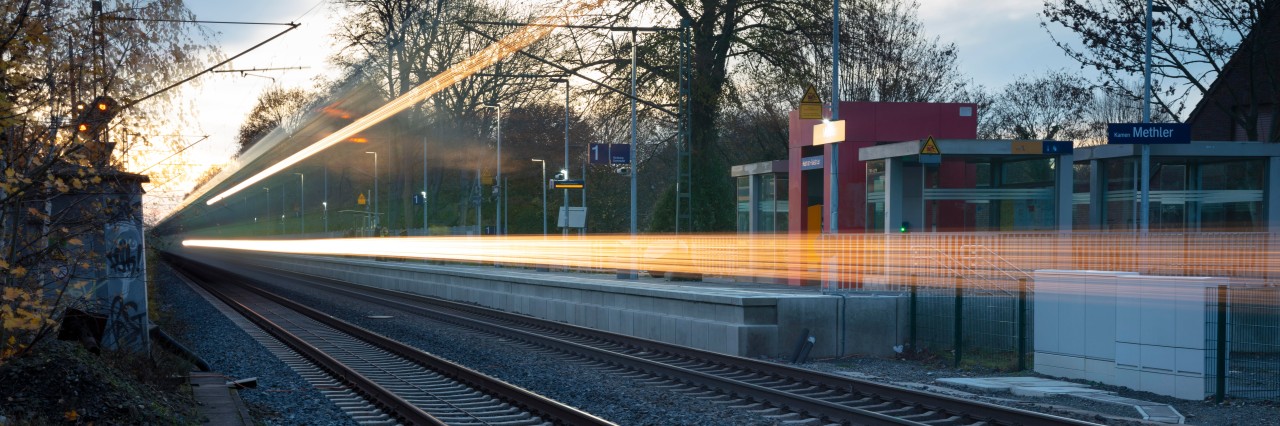 Der Unfall geschah hier am Bahnhof Kamen-Methler. (Archivbild)