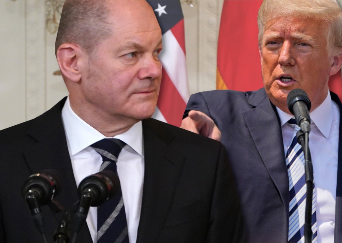 Donald Trump Olaf Scholz