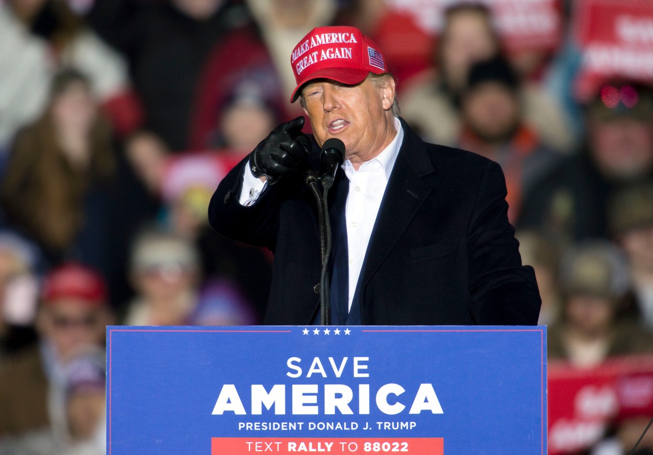 Donald Trump bei einer Veranstaltung seiner Republikaner in South Carolina. 