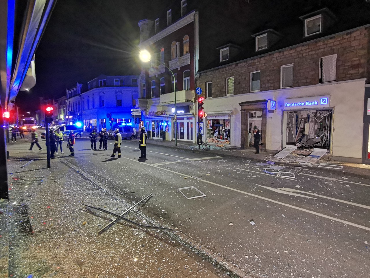 Eine Geldautomatensprengung hat es in Essen gegeben. 