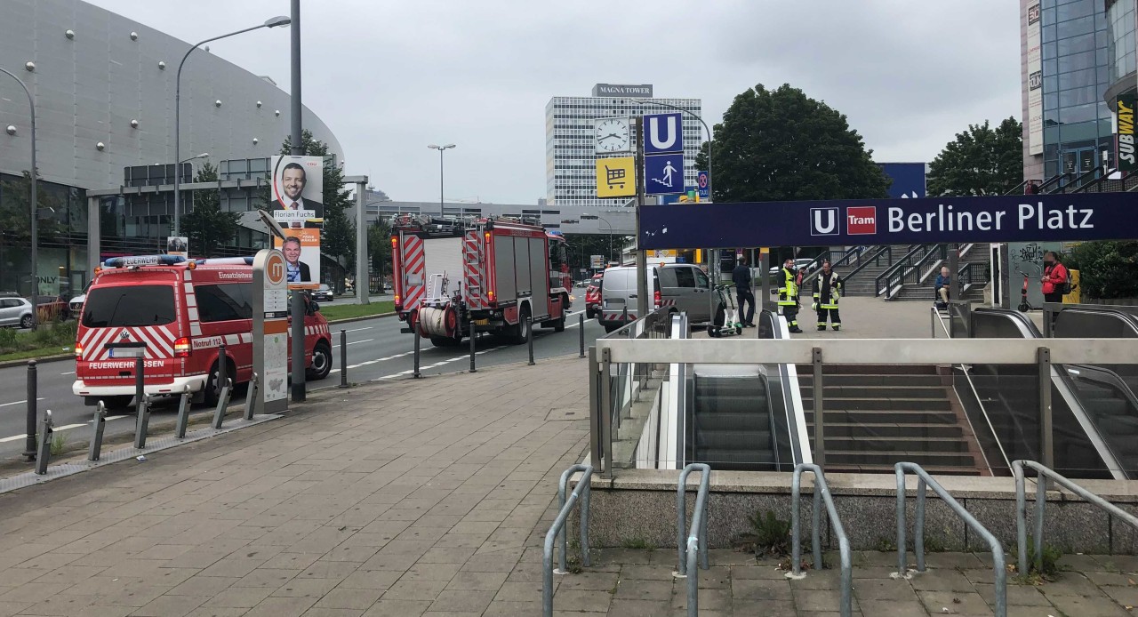 In Essen lief die Bremse einer U-Bahn heiß. 