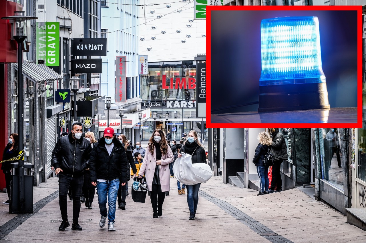 Essen: In der Fußgängerzone vor dem Limbecker Platz spielten sich üble „Jagdszenen“ ab. (Symbolbild)