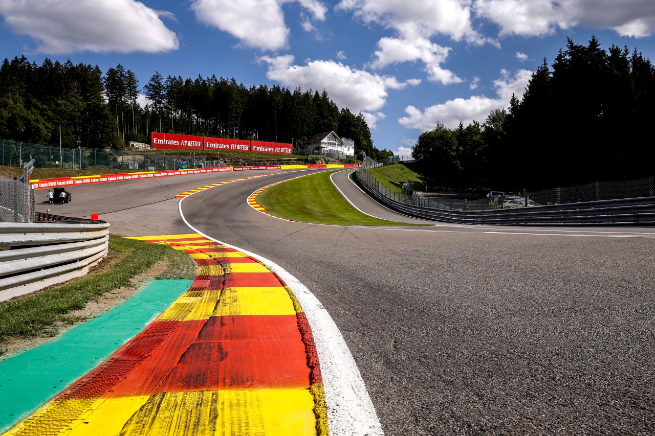 So sah die Eau Rouge zuvor aus.