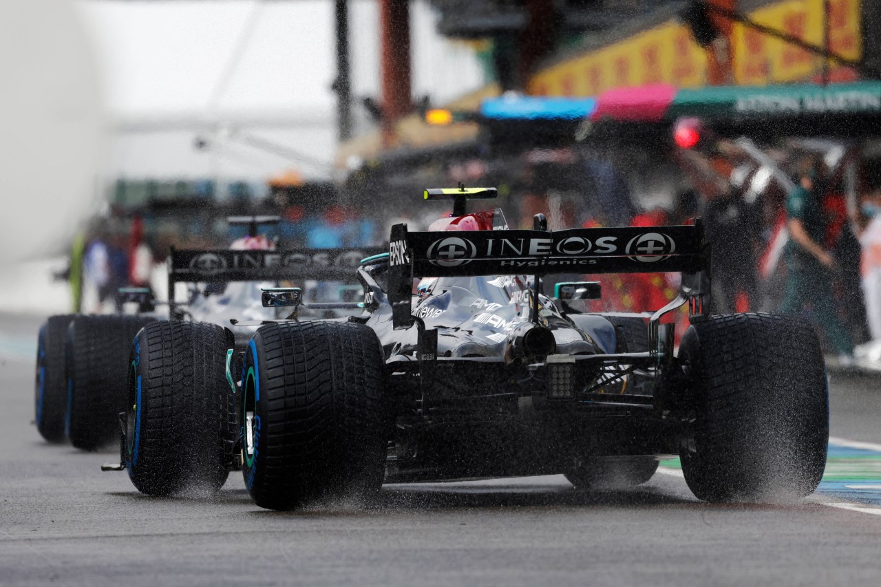 Formel 1: Regen bei der Quali zum Belgien-GP.