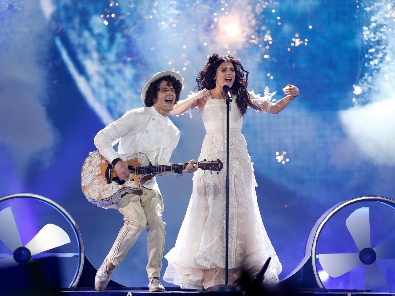 Naviband sorgten beim ESC erstmals für etwas Action auf der Bühne.