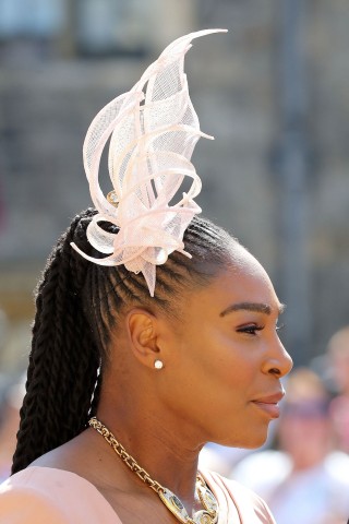 Edel und gekonnt gesteckt: Serena Williams mit Kopfschmuck.