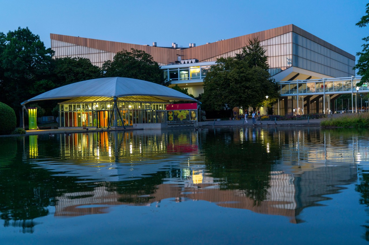 Die Halle im Grugapark Essen.