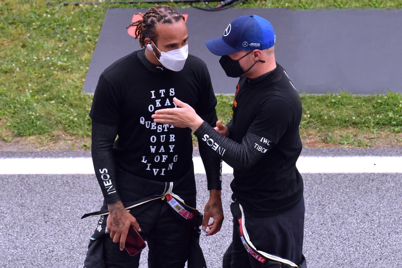 Teamkollege Lewis Hamilton zu stark für Valtteri Bottas.