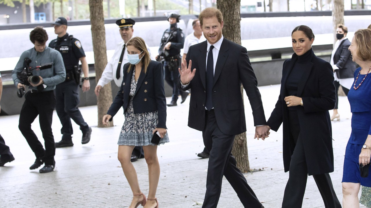 Bei ihrem Besuch in New York ließen sich Meghan und Harry von Kameras begleiten.