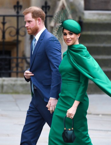 Meghan Markle und Prinz Harry, hier im November 2020, wohnen mittlerweile in den USA.