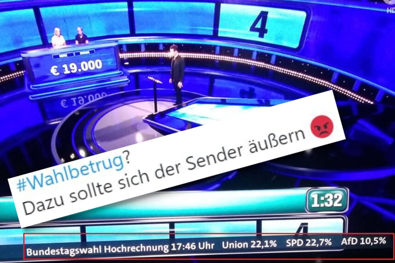 Das Laufband sorgte für Irritation bei ARD-Zuschauern. 