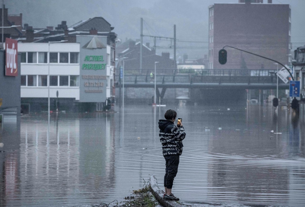 Hochwasser in Lüttich