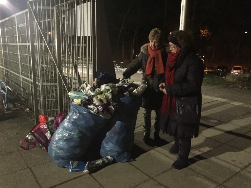 Der Eintritt kostete eine gebrauchte Plastiktüte.