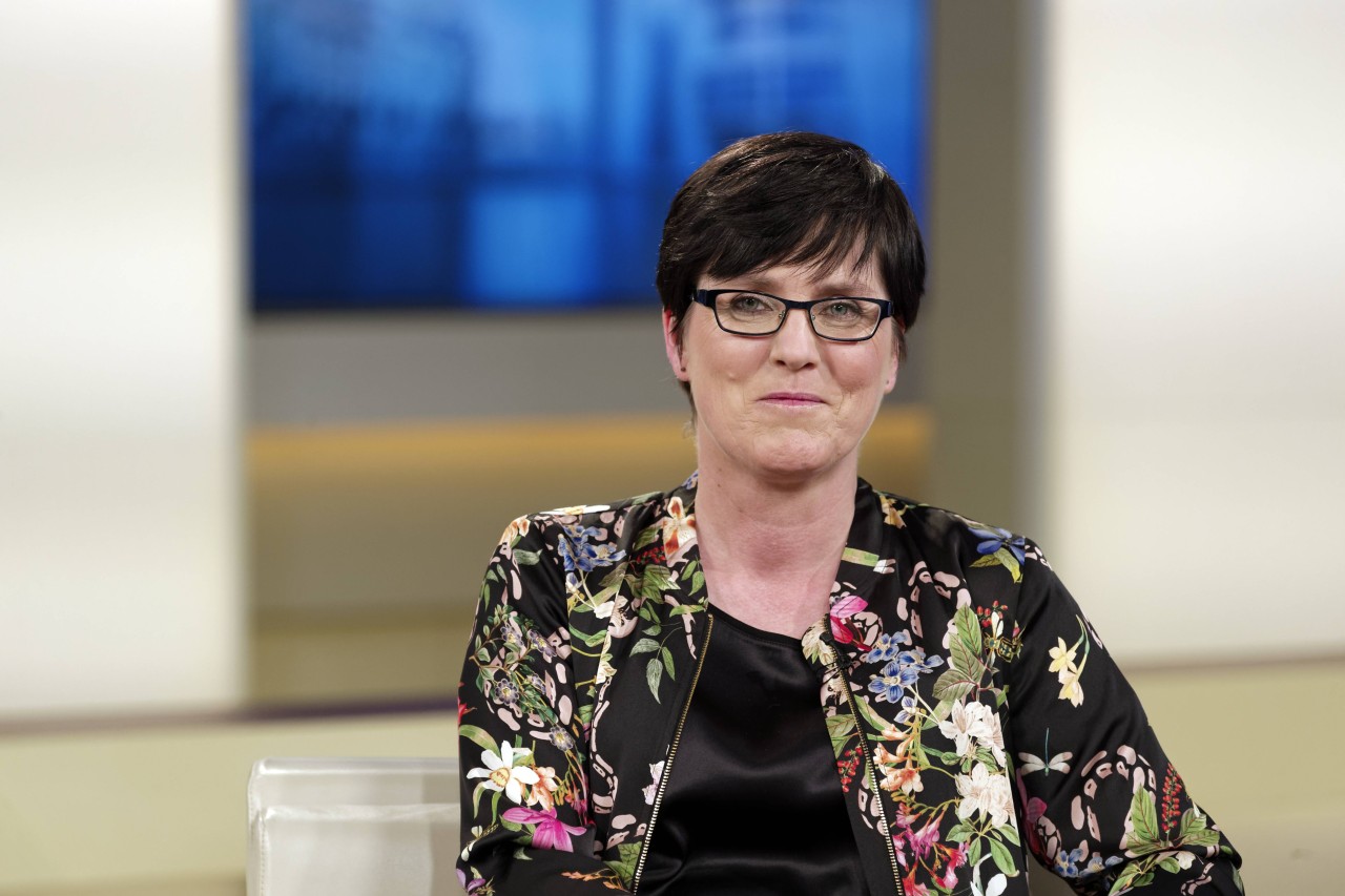 Die Hartz-IV-Kritikerin Inge Hannemann, 2018 zu Gast bei Anne Will. 