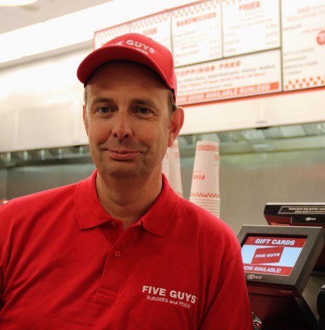 Jörg Gilcher ist der Deutschland-Chef von „Five Guys“.