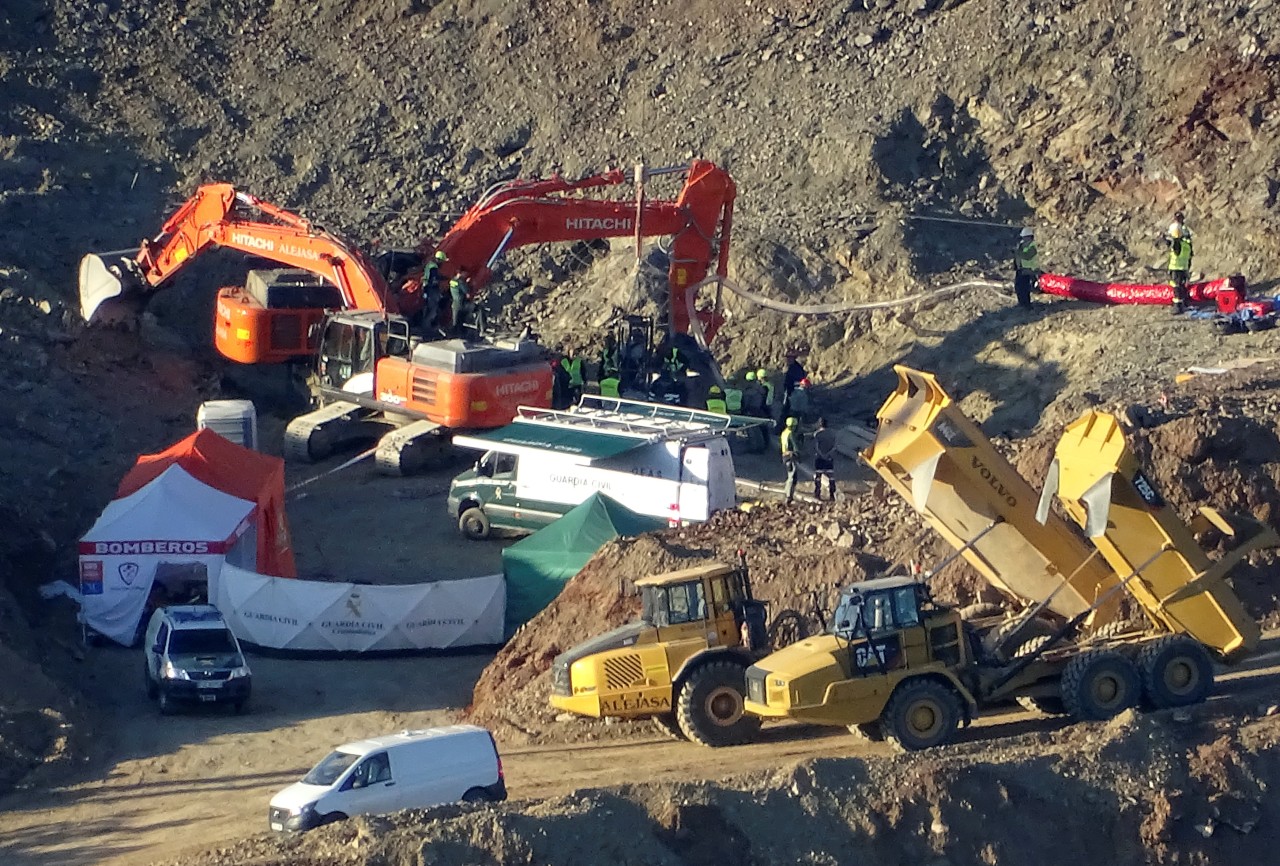 Nach dem Unglück von Julen in Totalán ist die Bergung in der Endphase.