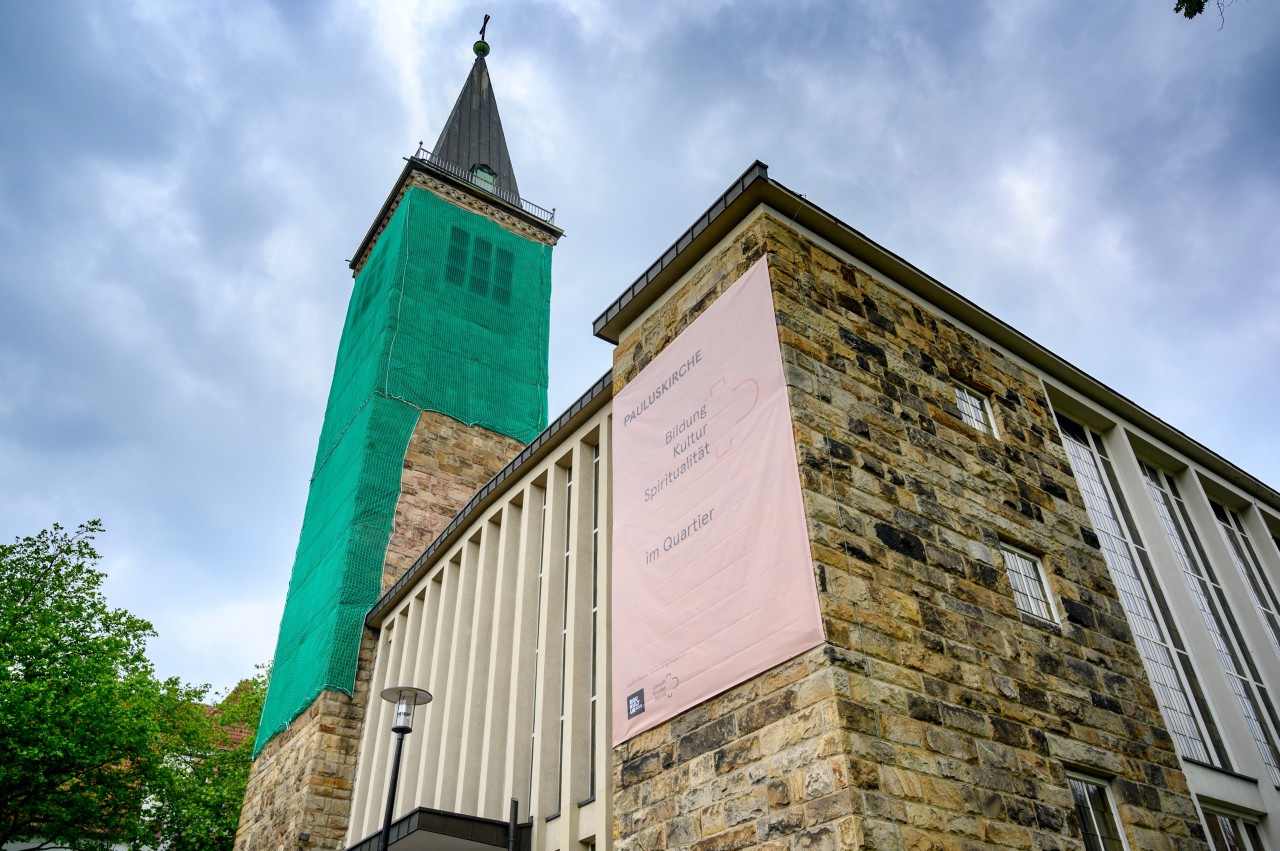 Die Paulus-Kirche in Gelsenkirchen-Bulmke.