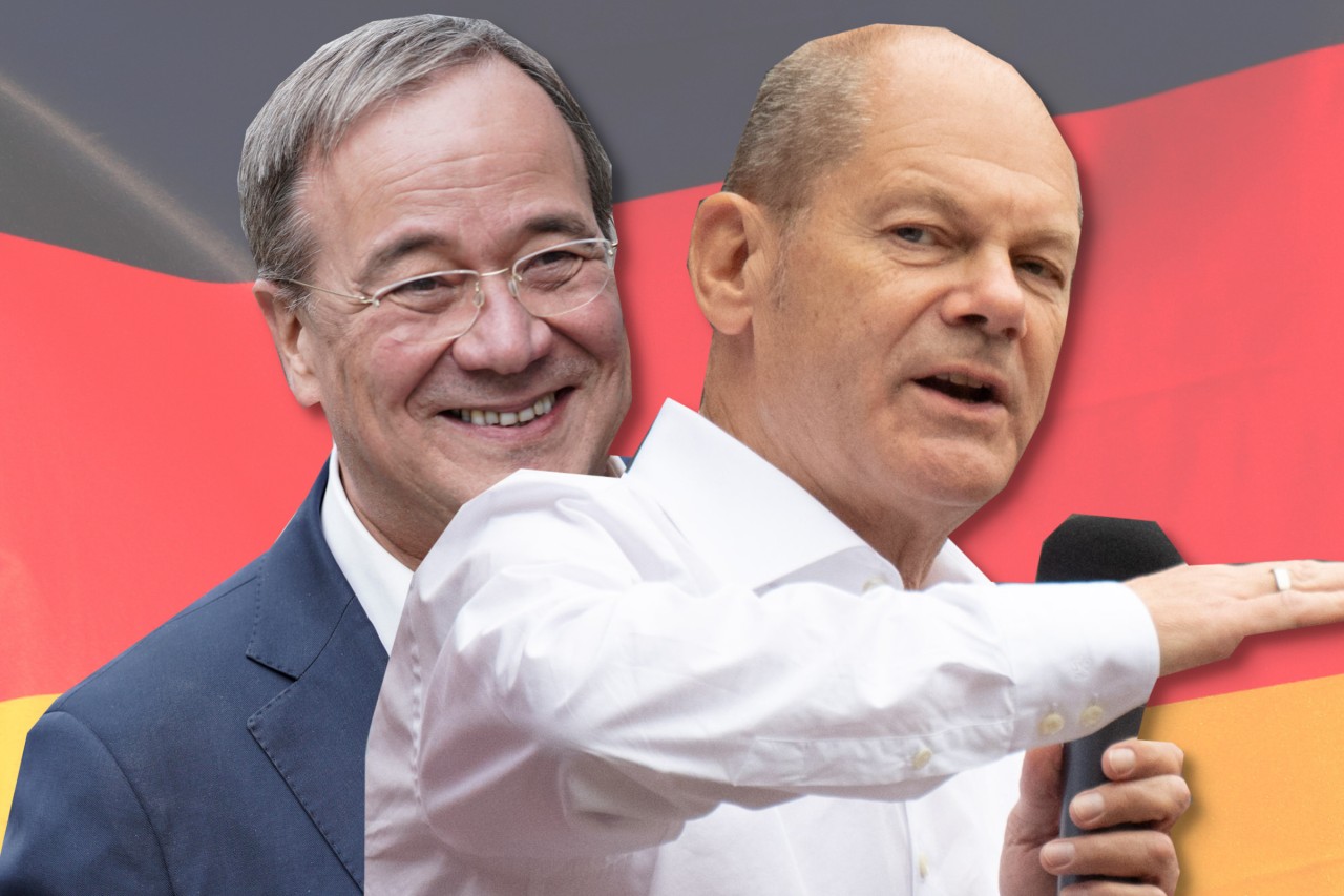 Wer wird der nächste Bundeskanzler: Armin Laschet oder Olaf Scholz? Das ist die spannendste Frage vor dem Wahlsonntag.