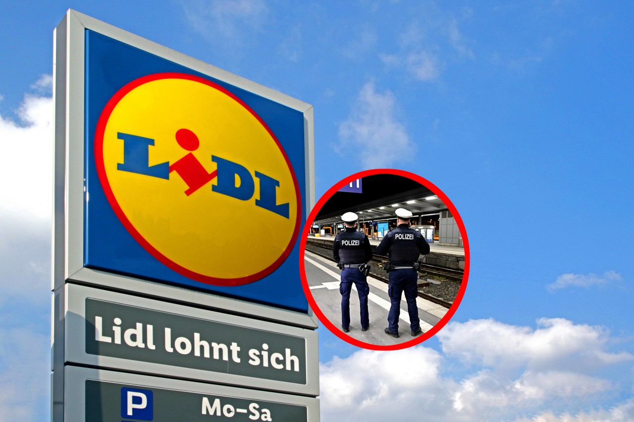 Die Polizei musste dem Sicherheitsmann im Lidl in Essen zur Hilfe kommen.