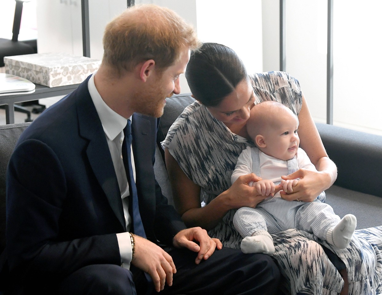 Meghans und Harrys Sohn Archie (hier etwa vier Monate alt) wird bald ein großer Bruder sein. (Archivfoto)