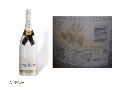 Bei dieser Champagnerflasche von Moët besteht Lebensgefahr!