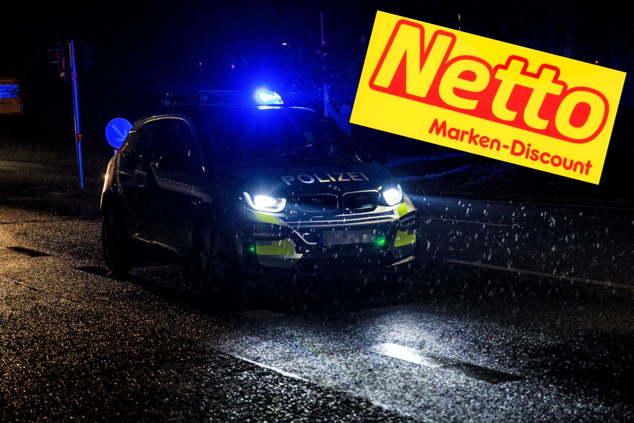 Netto im Ruhrgebiet ausgeraubt. Polizei jagt Trio in Hagen. (Symbolbild)