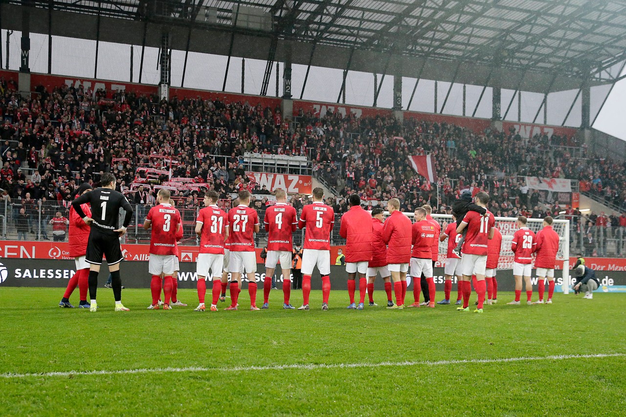 Das Stadion Essen war auch gegen die Sportfreunde Lotte gut gefüllt. Doch ab 2022 trägt es einen anderen Namen.