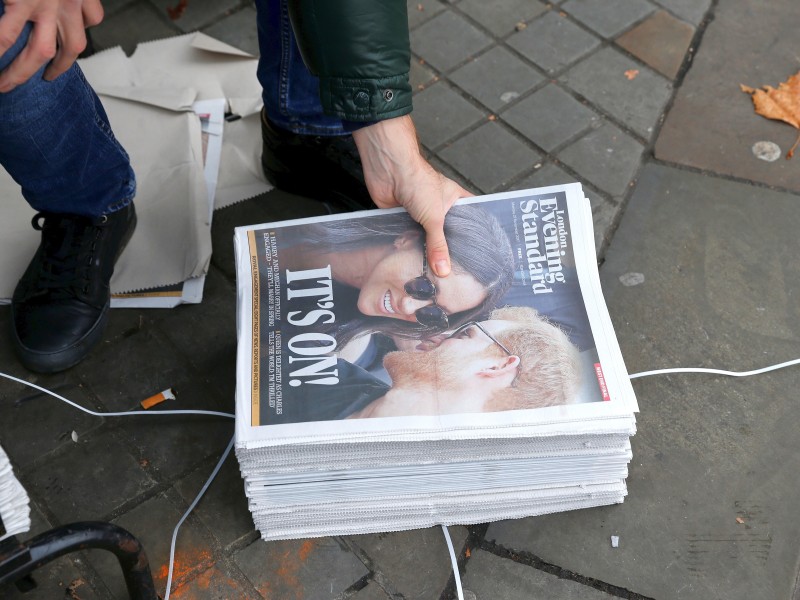 Das Paar zierte nicht nur die Titelseite des Londoner Evening Standards.