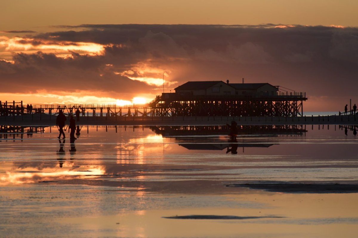 Sankt Peter-Ording Bernstein Strand Nordsee