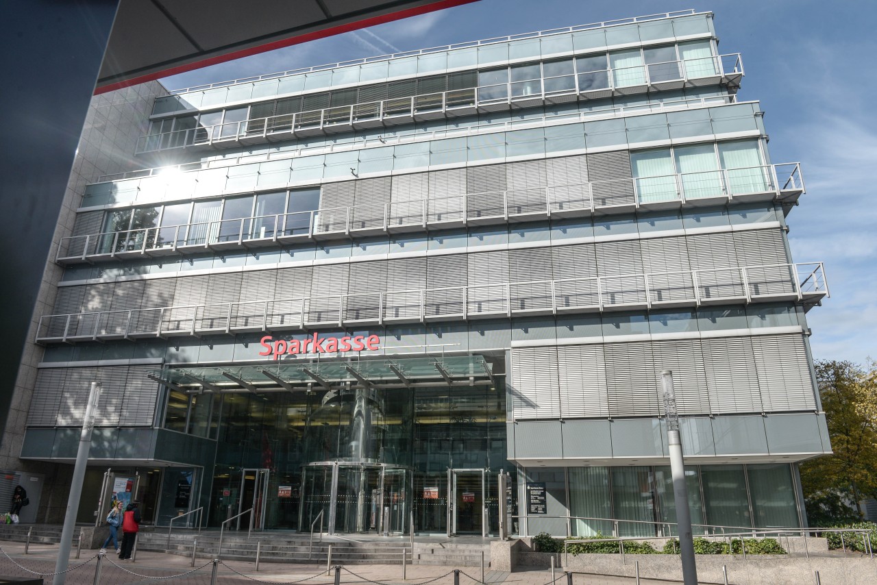 Die Hauptfiliale der Sparkasse in Essen bleibt natürlich geöffnet.