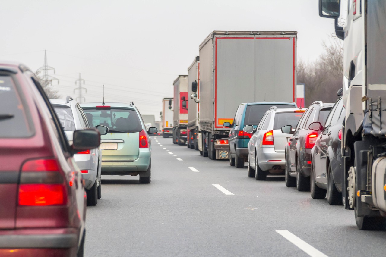 A52 bei Essen: Stau sorgt für Chaos. (Symbolbild) 