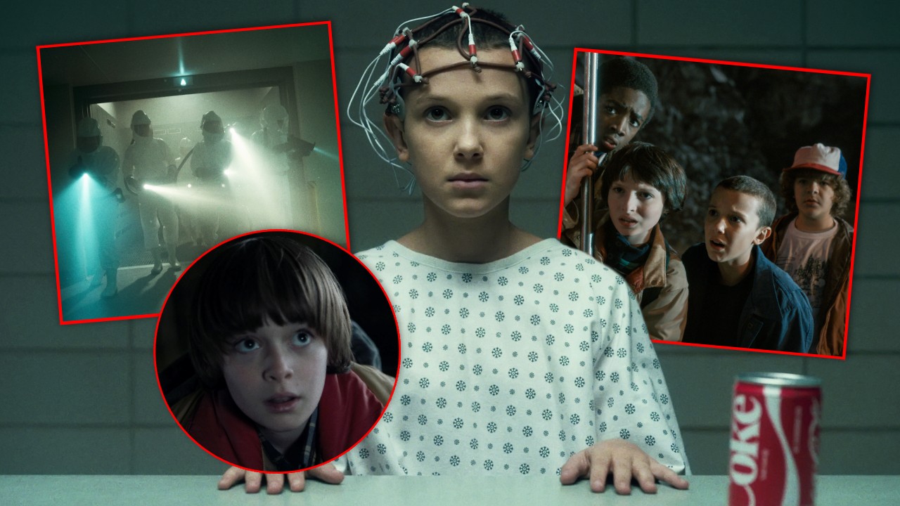 In Staffel 1 müssen die „Stranger Things“-Kids Will (unten links) vor dem Demogorgon retten.