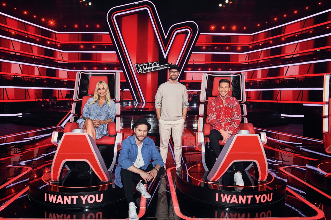 Die „The Voice of Germany“-Coaches sind in diesem Jahr Sarah Connor, Johannes Oerding, Mark Forster und Nico Santos.