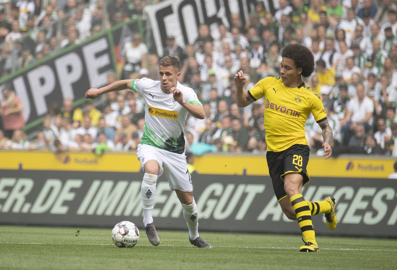 Thorgan Hazard und Axel Witsel kennen sich gut aus der belgischen Nationalmannschaft.