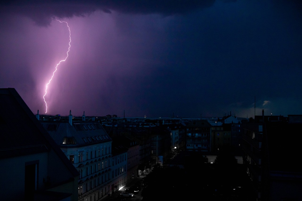 Unwetter in NRW werden vorhergesagt.