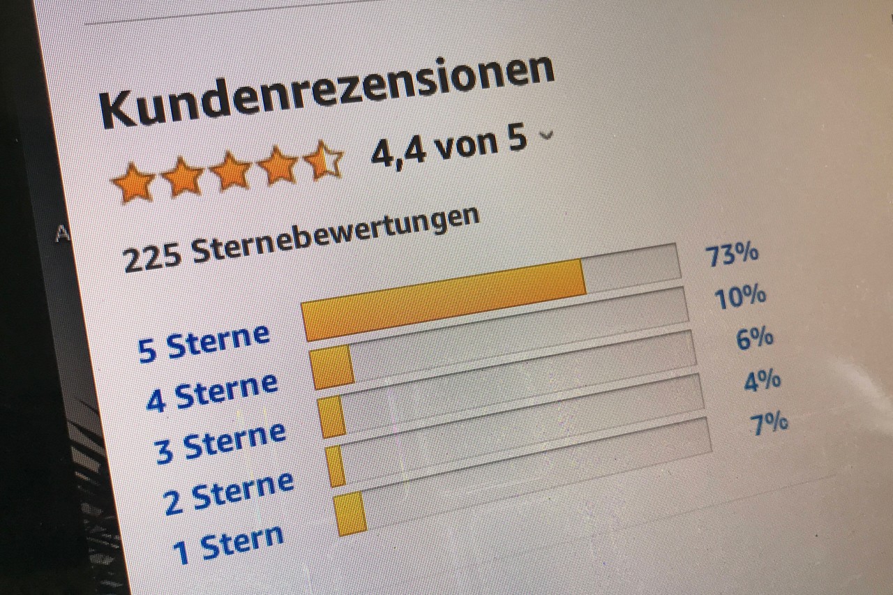 Leider sind die Bewertungen auf Amazon oft nicht so aussagekräftig wie viele meinen ... (Symbolbild)