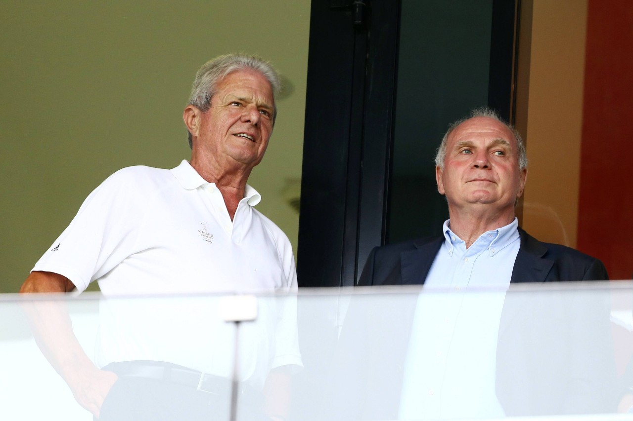 Dietmar Hopp und Uli Hoeneß (rechts.)