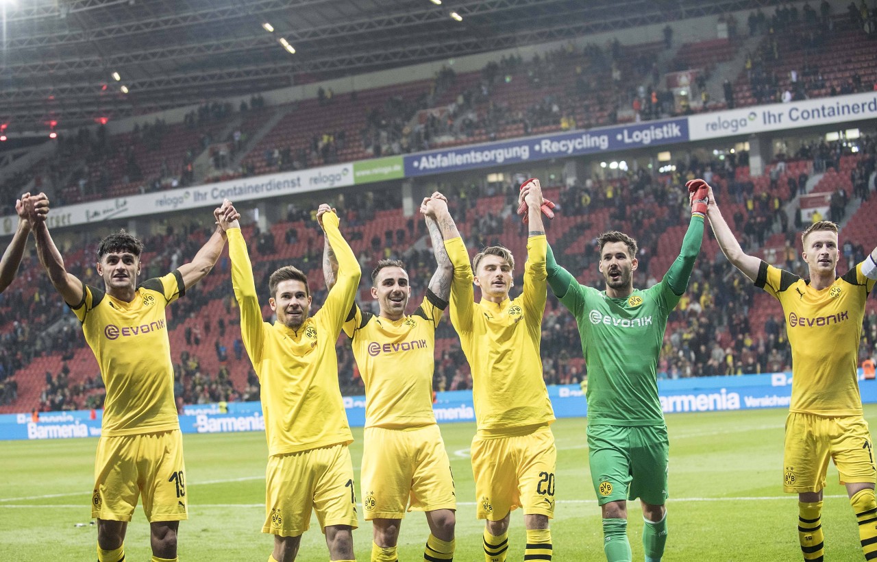 Der BVB siegte am Samstag 4:2 in Leverkusen.