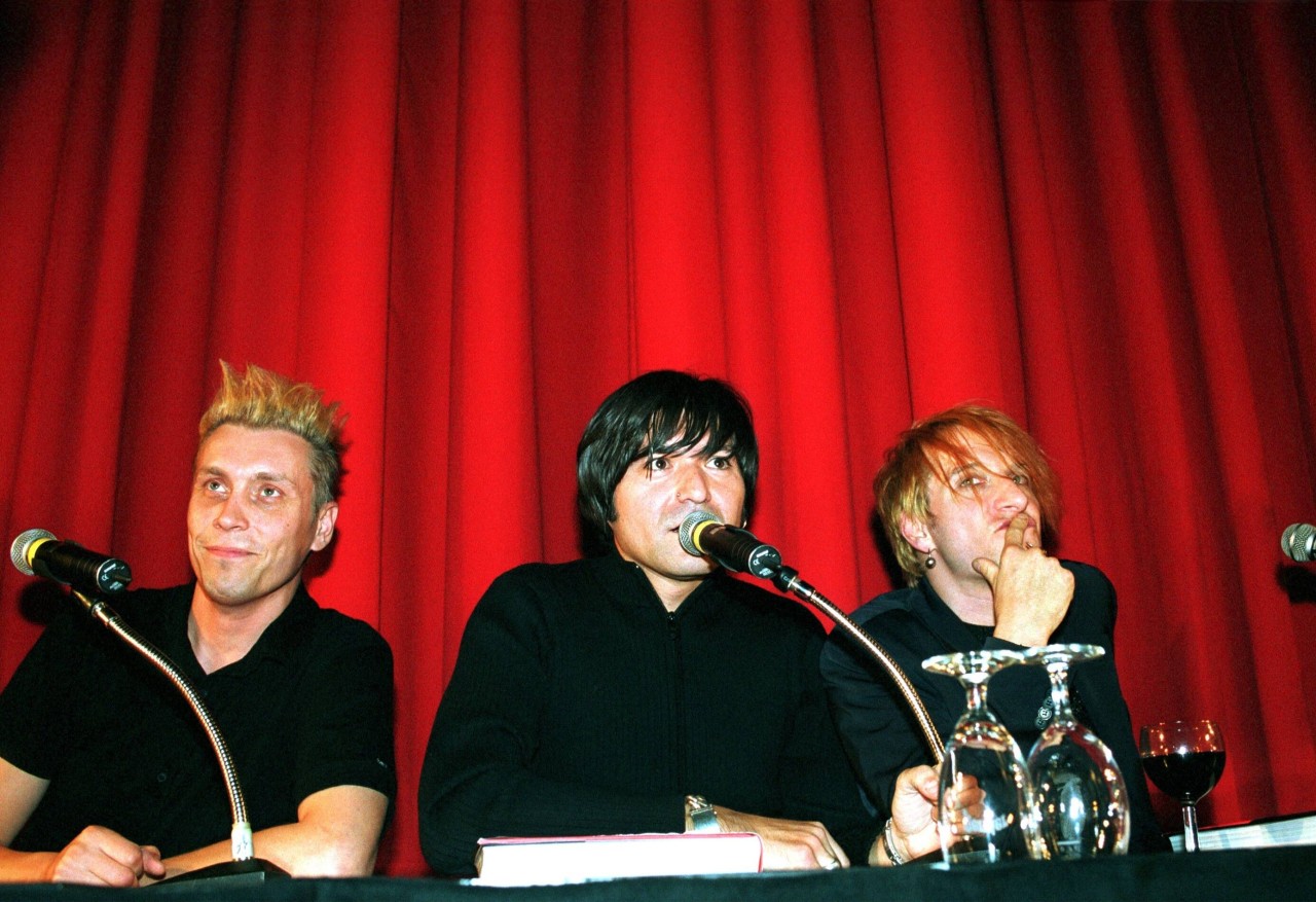 Die Ärzte (von links) Farin Urlaub, Rodrigo Gonzalez und Bela B. (Archivbild von 2001).