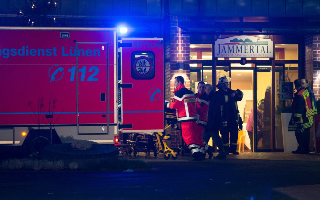 Mindestens 15 Verletzte bei Silvesterparty in Datteln.