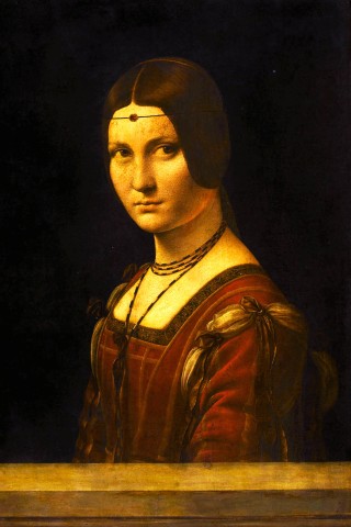 Das Ölgemälde „La Belle Ferronnière“ wird dem italienischen Renaissancekünstler Leonardo da Vinci oder seiner Schule zugeschrieben. Es entstand zwischen 1495 und 1499 entstanden und ist im Pariser Louvre zu bestaunen.