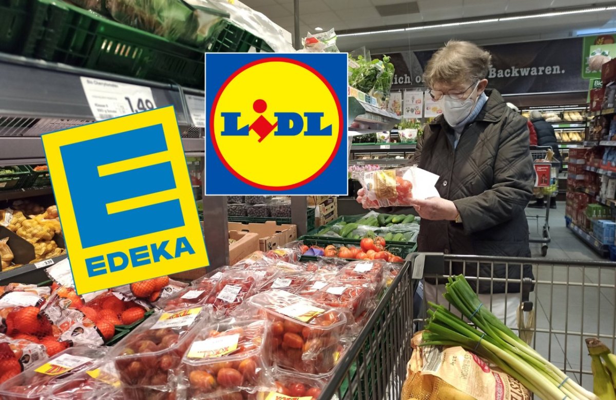 edeka lidl obst laden