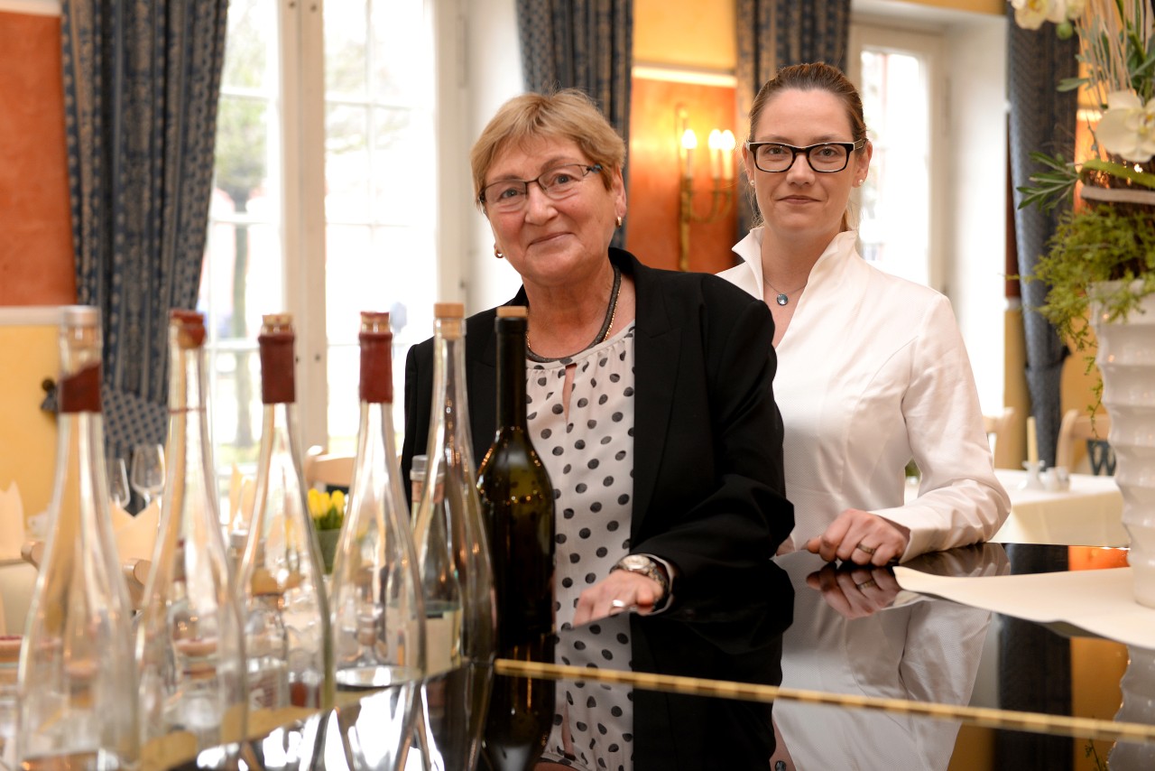 Heidemarie und Nadine Steinke betreiben die Schlossgastronomie Kaisergarten seit mehr als 20 Jahren.