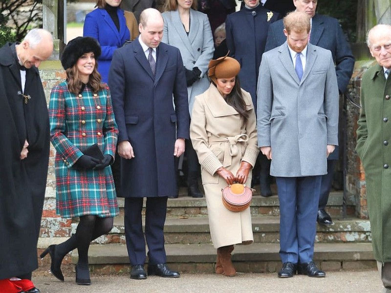 Der Knicks vor der Queen am ersten Weihnachtstag 2017 – vielleicht noch etwas zurückhaltend. 