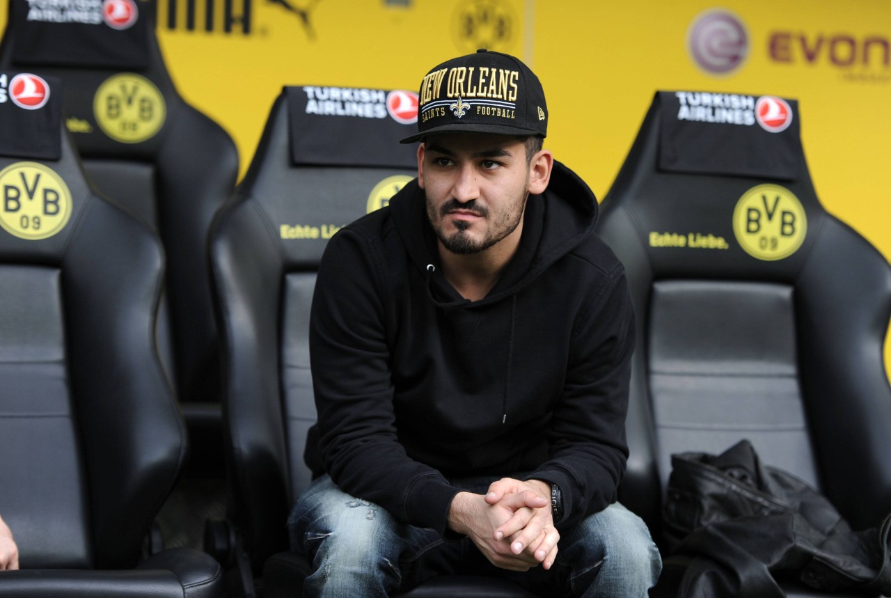 Ilkay Gündogan muss sich lange nur mit Zuschauen begnügen.